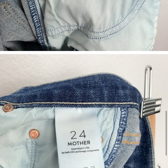 MOTHER The Vamp Fray Jeans in Crazy Like A Fox Size 24 - Picture 5 of 5
